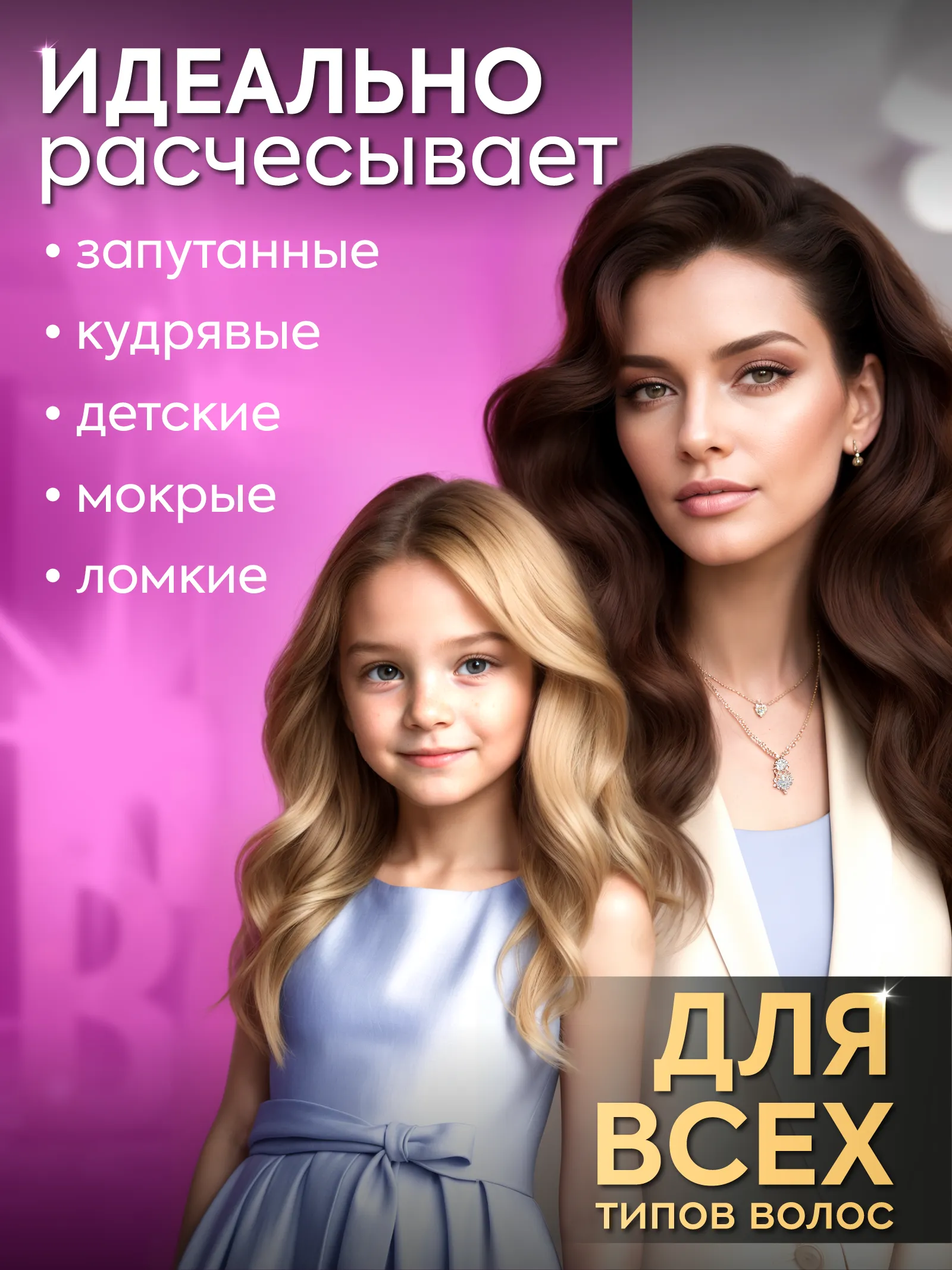 Расческа массажная компактная с крышкой Soft-touch — фото 7