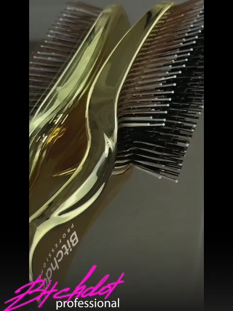 Японская расческа массажная Gold