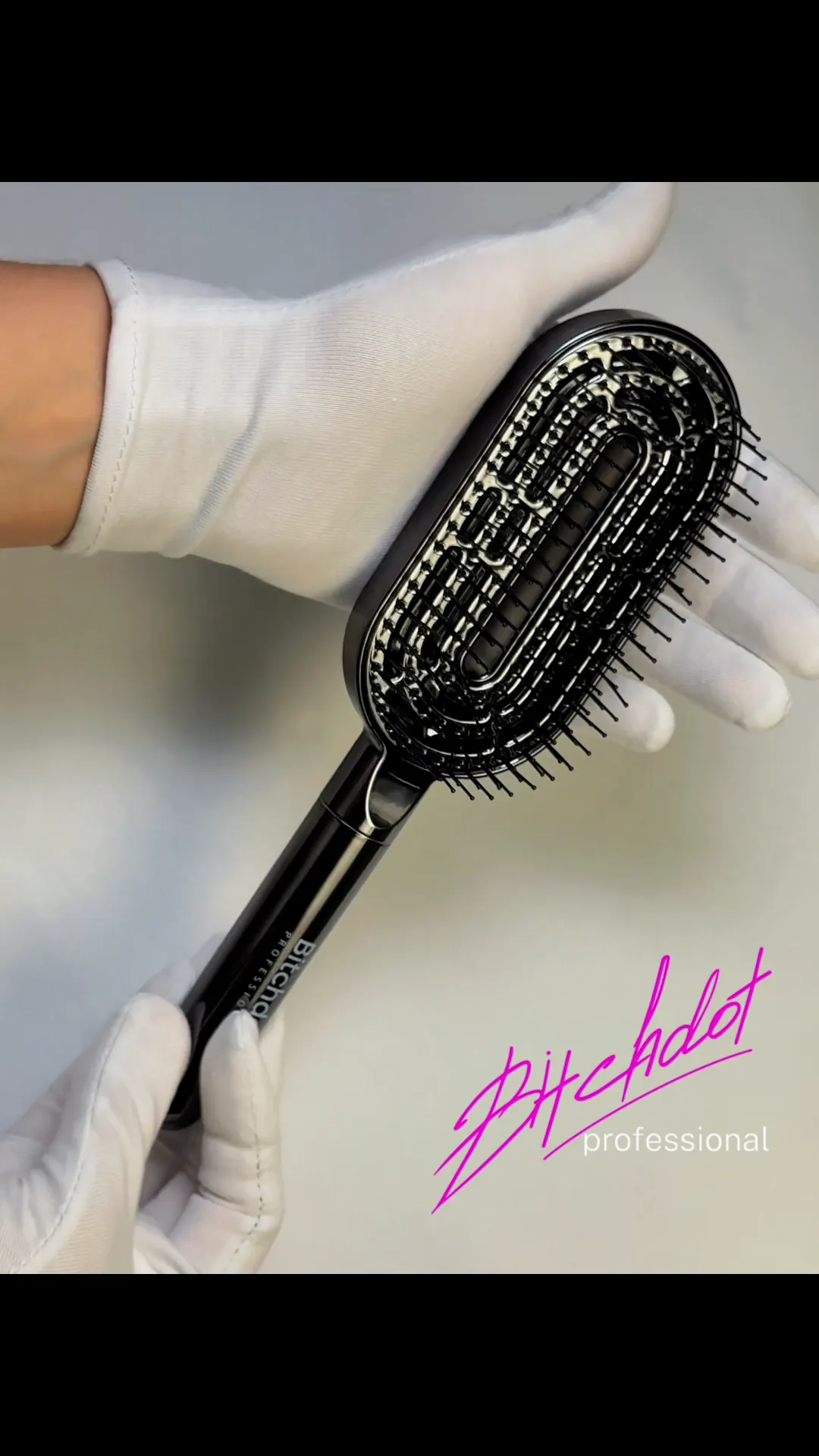 Расческа продувная массажная Silver Gloss